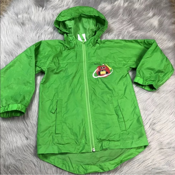 Disney Pixar Green Windbreaker Wall E Robot Sz XS